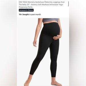 CRZ Yoga Maternity Leggings Sz Small